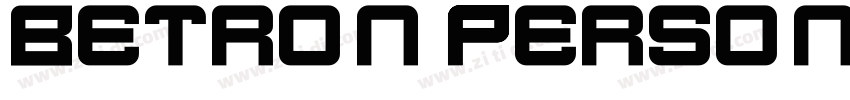 Betron Personal Use字体转换